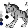 5 Point Wolf Adoptable :CLOSED