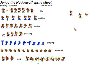 jengo the Hedgewolf sprite 1.0