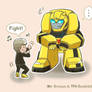 Mr,Brazos and TFA Bumblebee