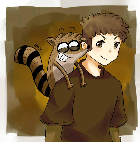Rigby x2 by hellfire-shield on DeviantArt
