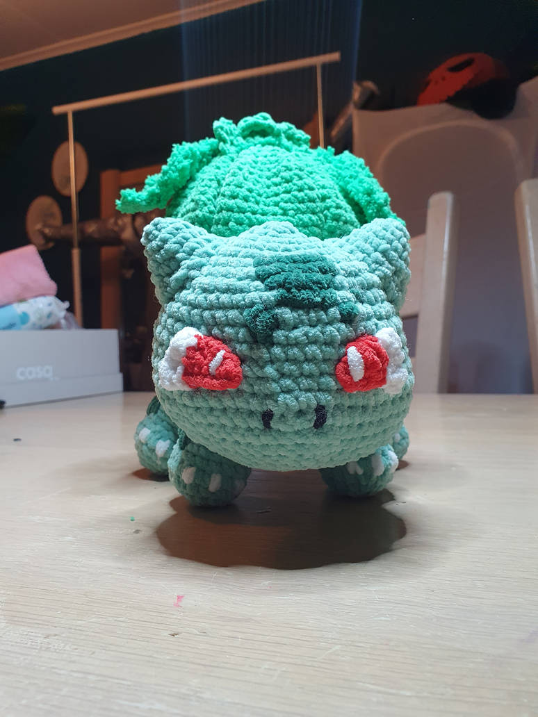 Crochet bulbasaur by FinnleyShortstuff on DeviantArt