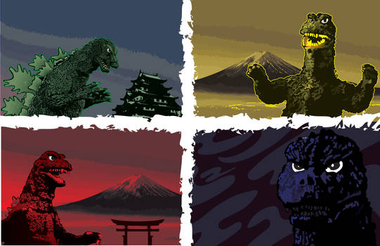 Godzilla Collage