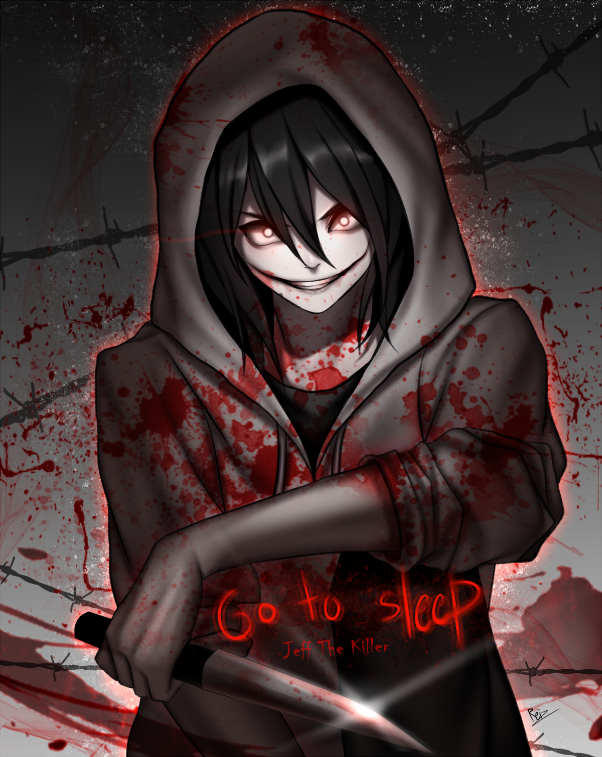 Jeff The Killer By Reizdrawing On Deviantart