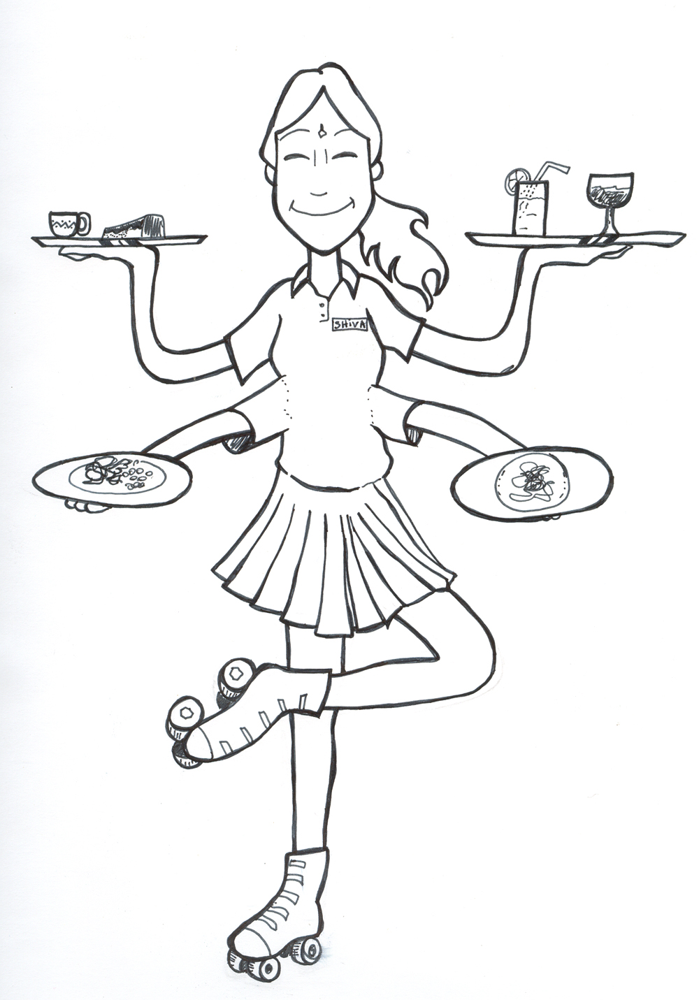 Shiva the Waitress