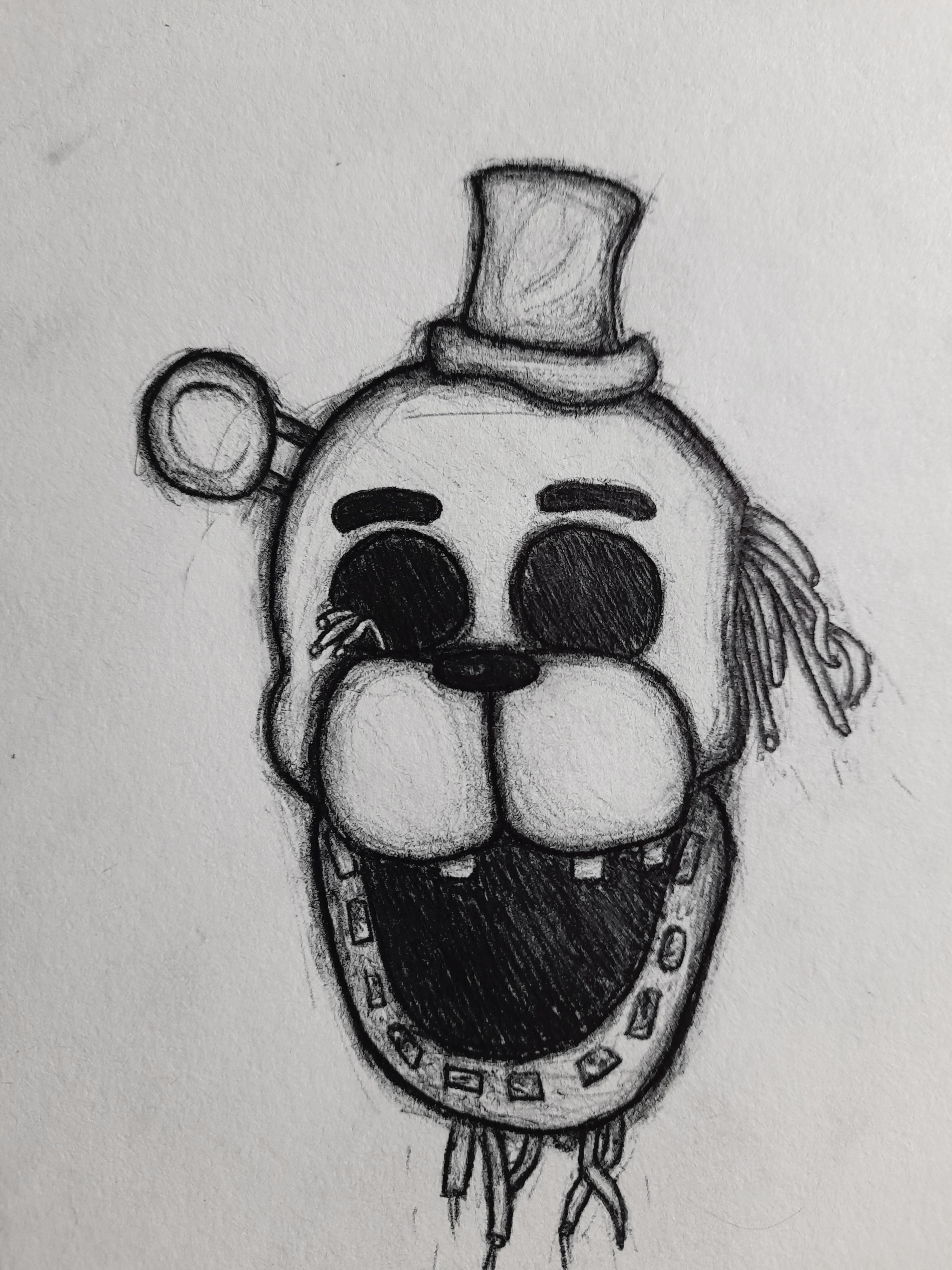 Freddy Fazbear Head by DarkofRose on DeviantArt