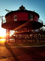 Lighthouse at Sunset