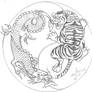 Dragon and Tiger Yin-Yang