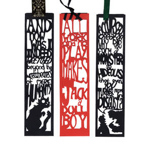 Halloween Papercut Bookmarks: Horror Novels