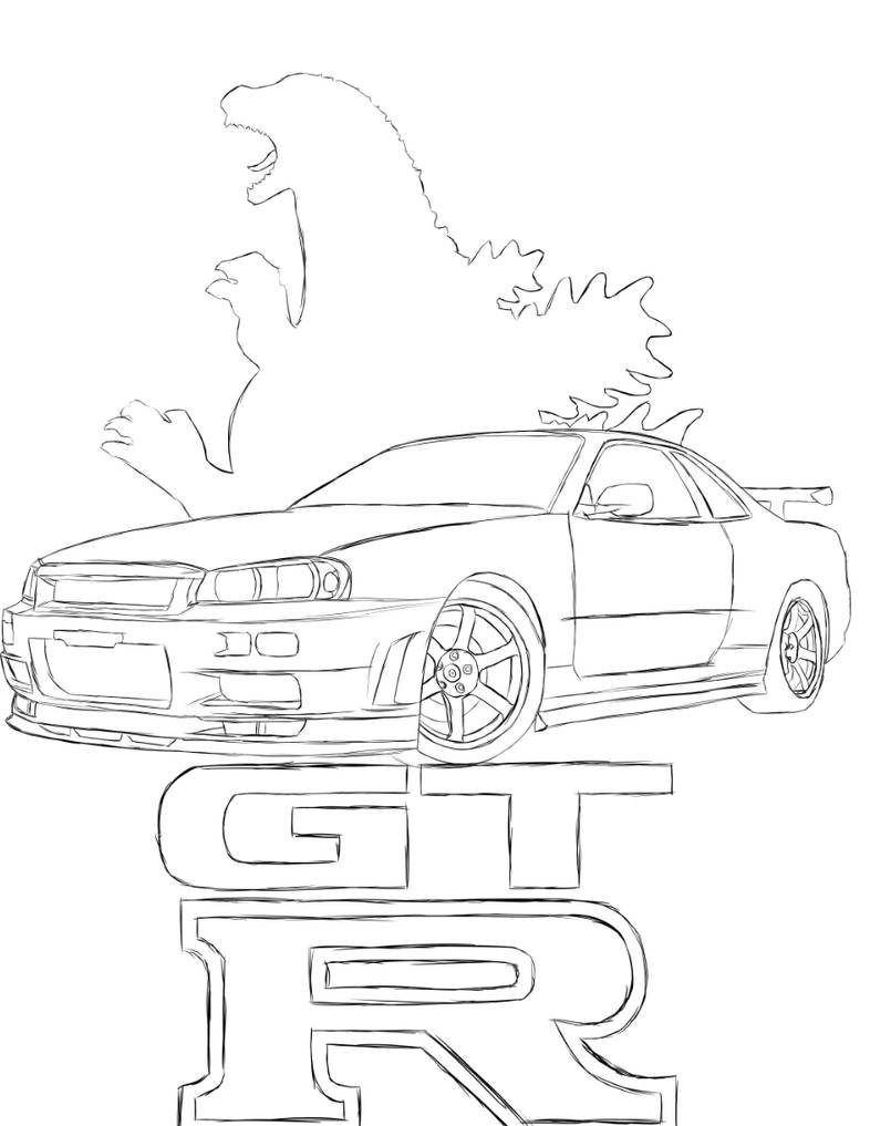 Godzilla R34 WIP by Atomprime666 on DeviantArt