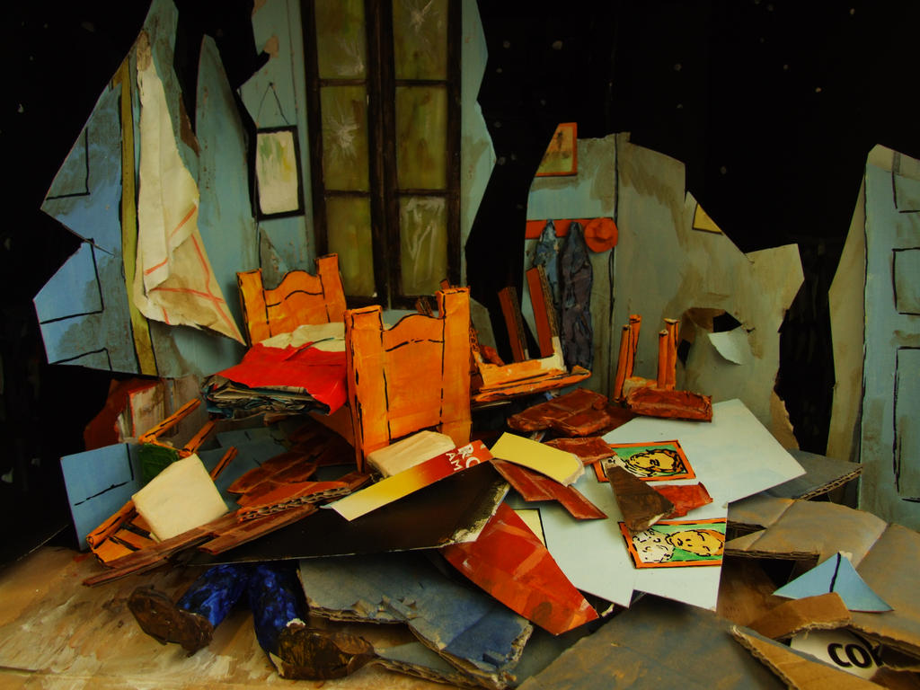 Van Gogh's Bedroom destroyed