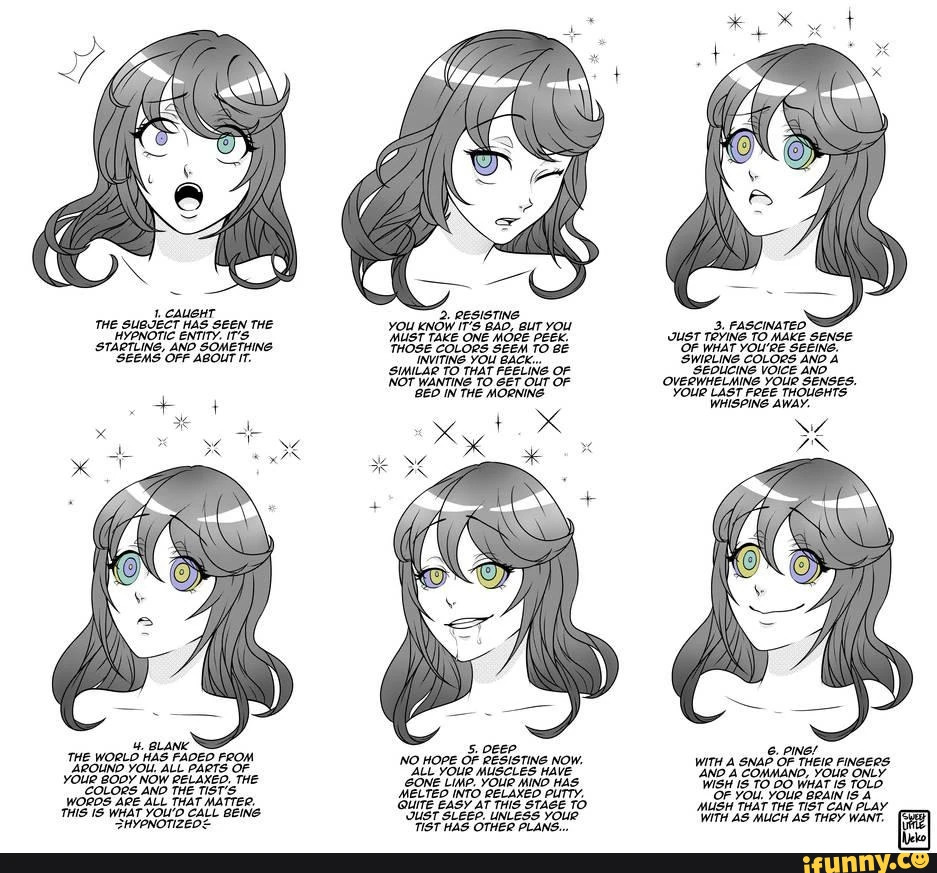 The Six Stages of being Hypnotized by HypnoRaven on DeviantArt