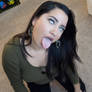 Dark Haired Jackie hypnosis eyeroll ahegao