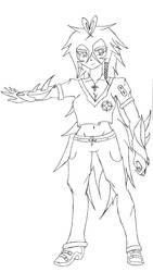 God Candidate: Black Slate (line art)