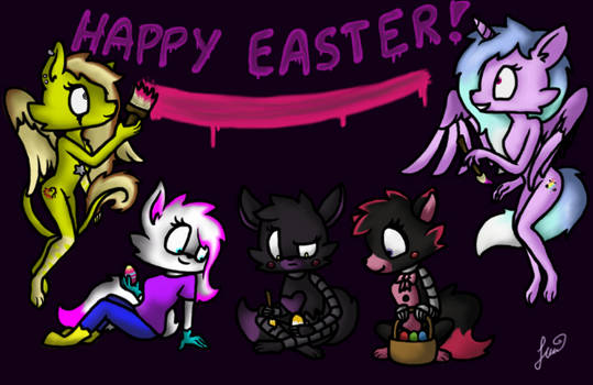 Phanty with friends - Happy Easter!