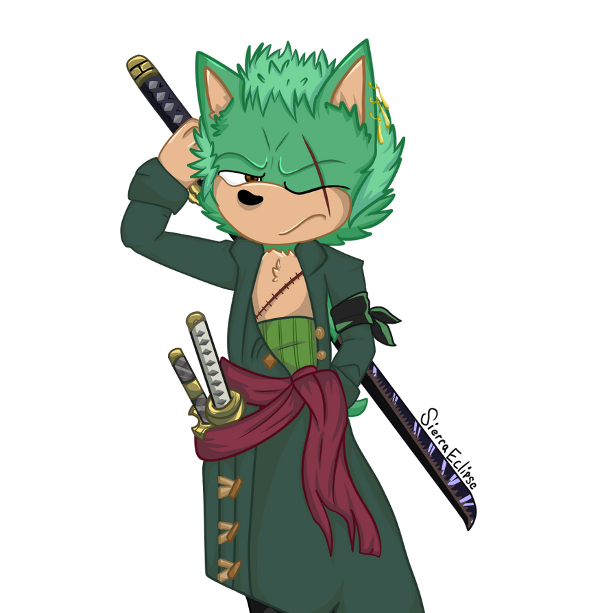 Zoro Runescape Roronoa Zoro the Hedgehog by Vedizo on DeviantArt
