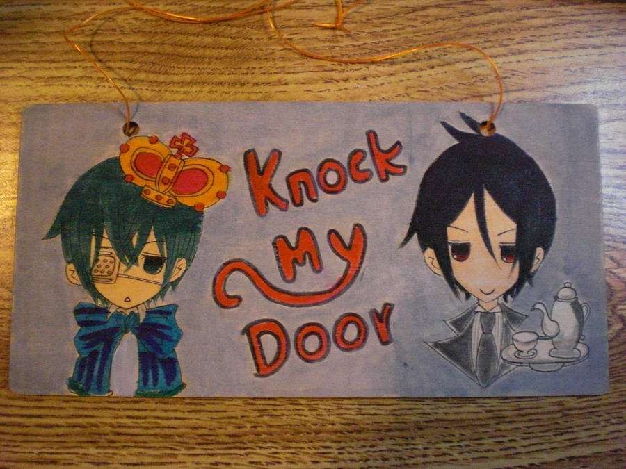 kuroshitsuji doorplate SOLD