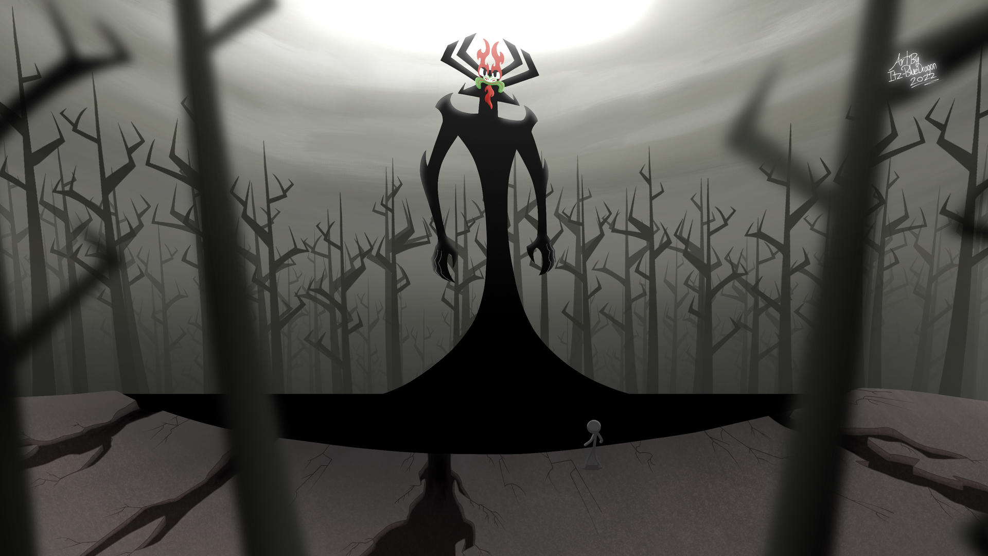 For I Am Aku (Redesigned | Samurai Jack fanart) by SleepyBlueArts on ...