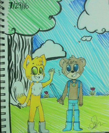 Stampy and Lee Bear by Twisted-Troll on DeviantArt