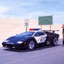 Lamborghini Cop Car with Cop