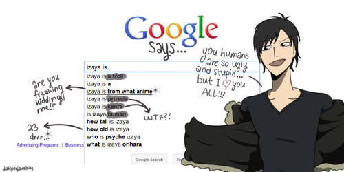 Google says ... Izaya is ...