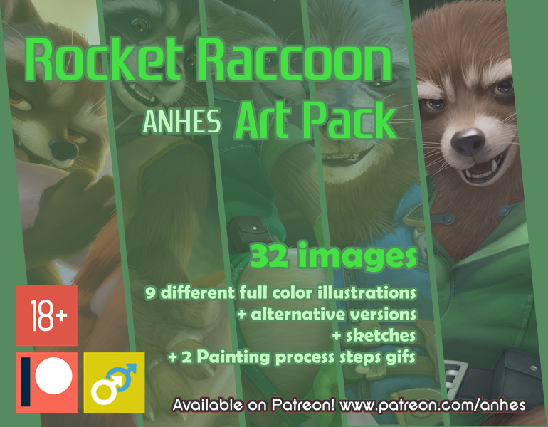 Rocket-Raccoon - ArtPack by AnhesArt on DeviantArt