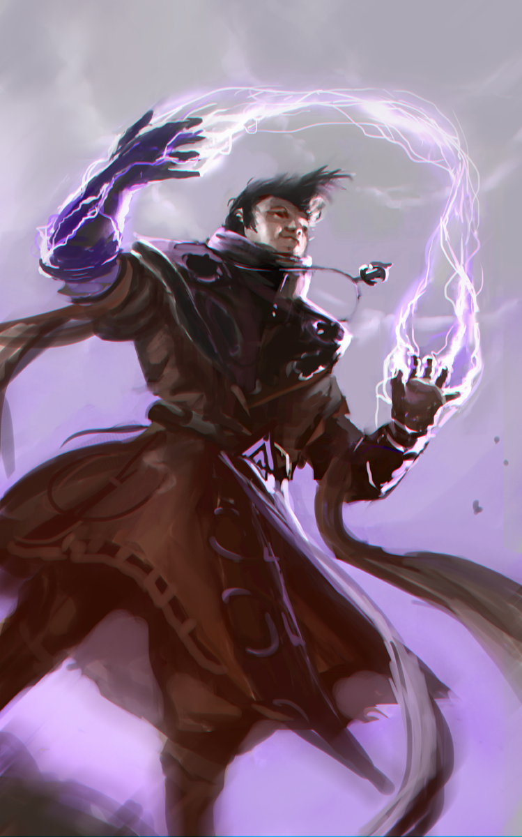 Lighting mage dude