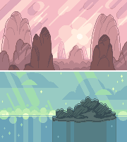 pixel Steven Universe backgrounds