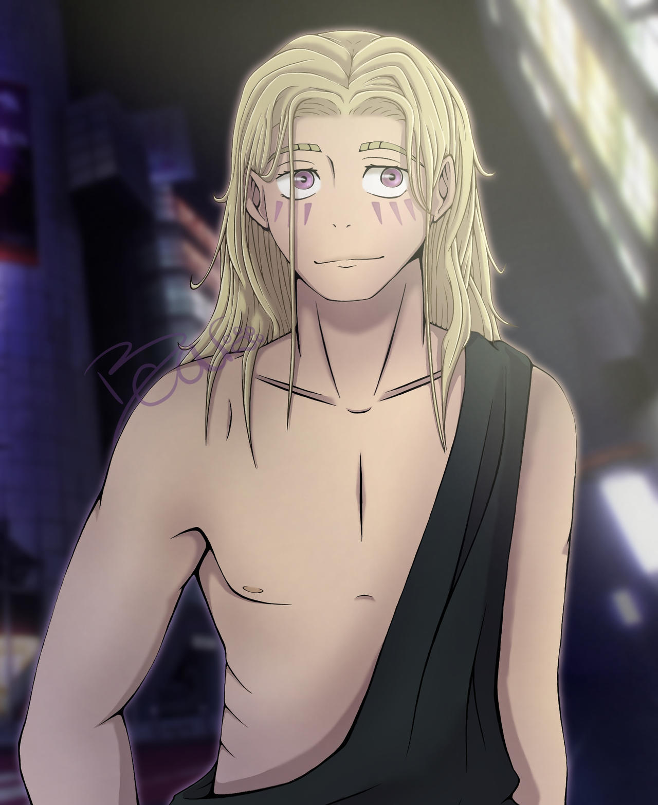Haruta Shigemo JJK (hair down) by Bearberryblu3 on DeviantArt
