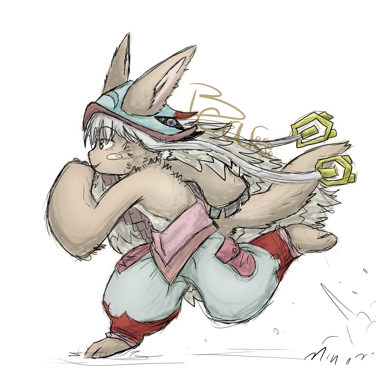 Nana Chi Rabbit Draw Nanachi sketch by Bearberryblu3 on DeviantArt