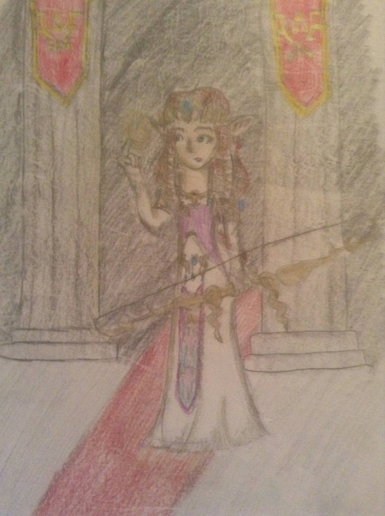 Princess Zelda In Her Castle By Malikatheartist On Deviantart Princess Zelda In Her Castle By Malikatheartist On Deviantart