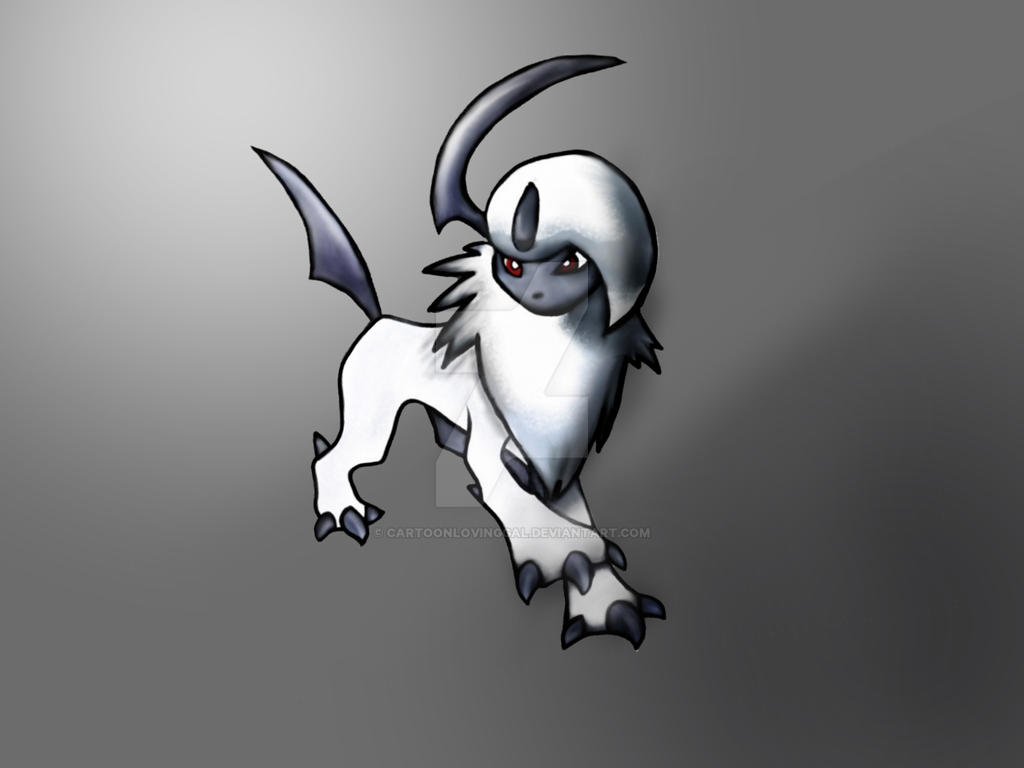 Absol :recolored: by cartoonlovinggal on DeviantArt
