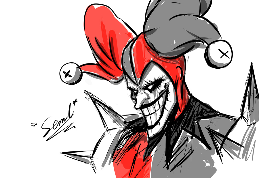 Shaco_sketch by SemLimit on DeviantArt