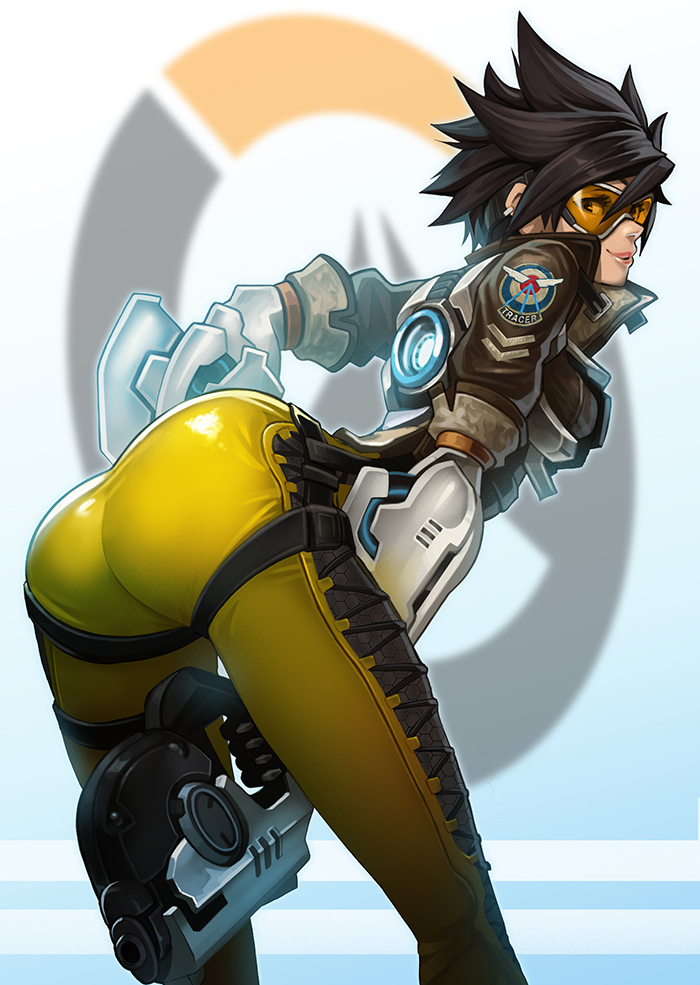 Tracer Overwatch Fan art by FERELAY_RislZXC -- Fur Affinity [dot] net