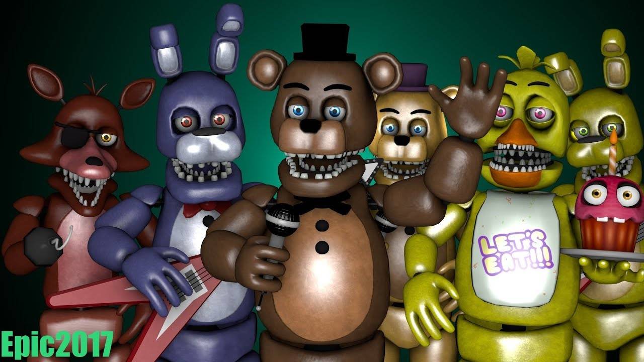 FNaF Unwithered Animatronics Rafamodels by Alex2004Rogov on DeviantArt