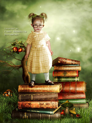 The little librarian by CindysArt