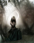 Crying in the moonlight by CindysArt
