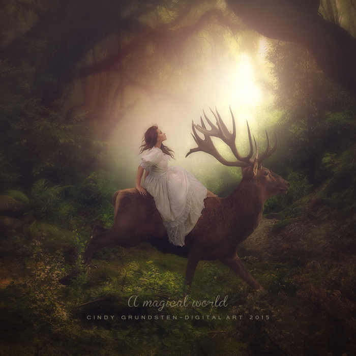 A magical world by CindysArt