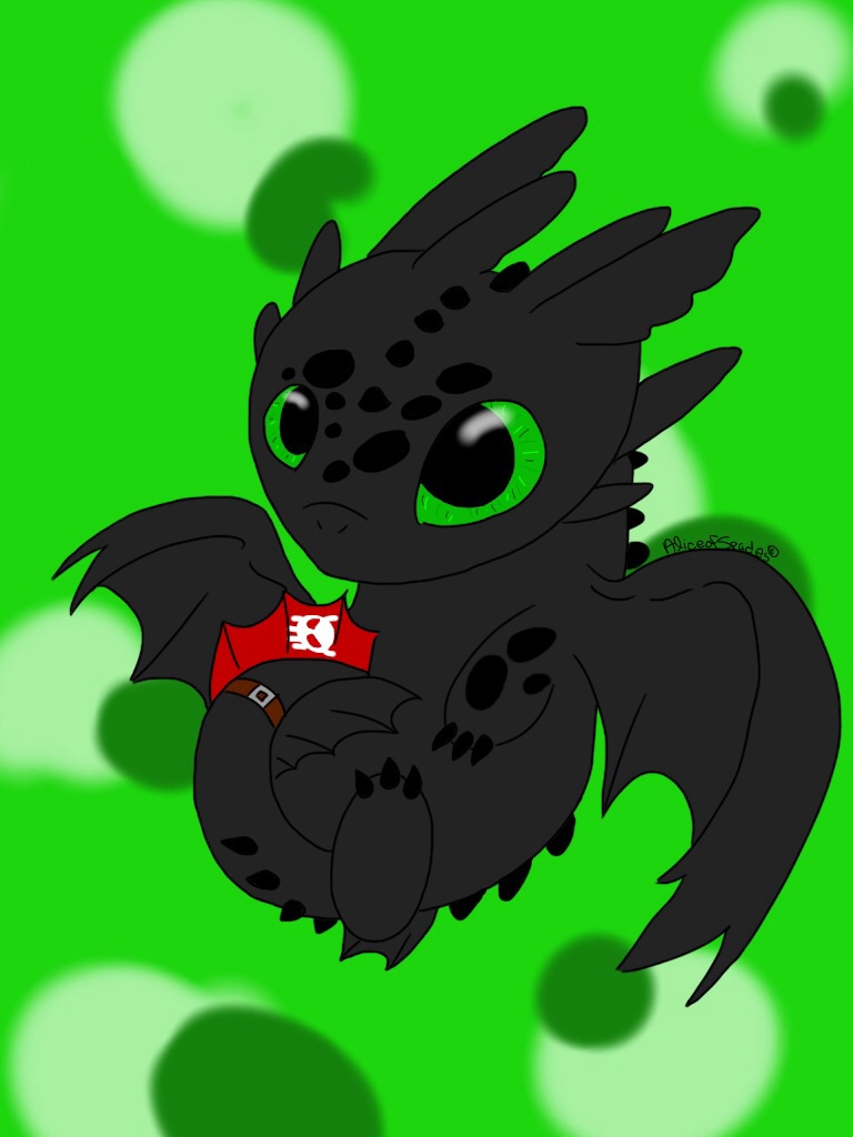 Toothless chibi