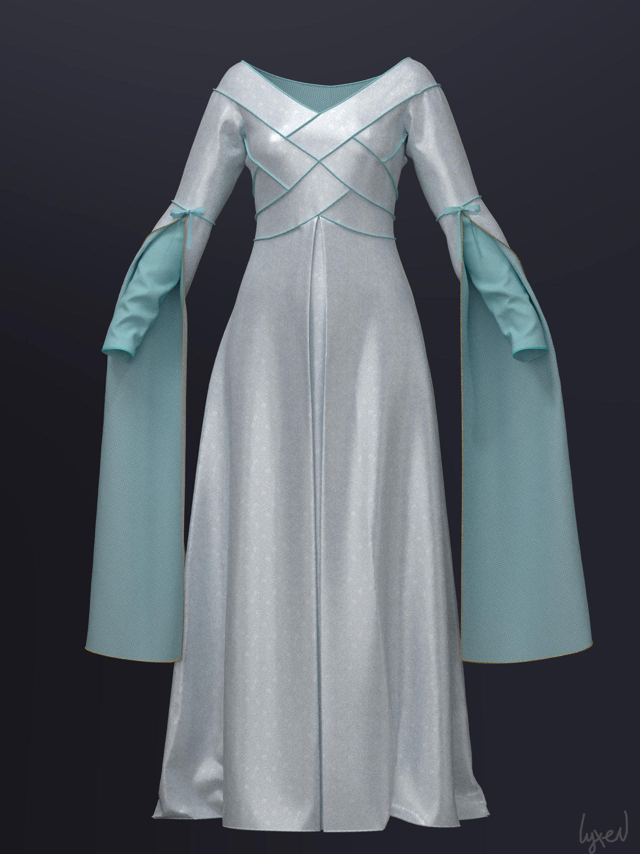 alicent hightower blue dress Emily Carey as young Alicent Hightower House of Dragon