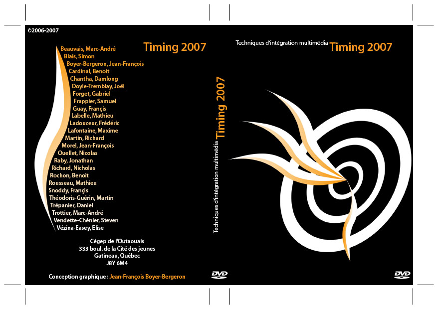 Timing 2007 DVD Cover