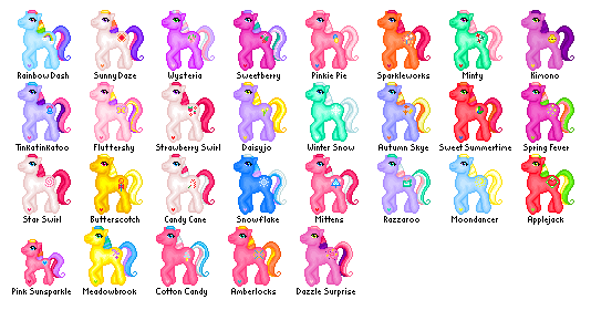 Pixel Dolls: 2003 G3 Ponies by Masquerade-MLP on DeviantArt Pixel Dolls: 2003 G3 Ponies by Masquerade-MLP on DeviantArt
