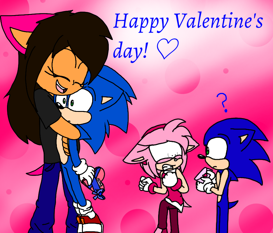 Happy Valentine's day Sonic! by SonicFan4ever2002 on DeviantArt