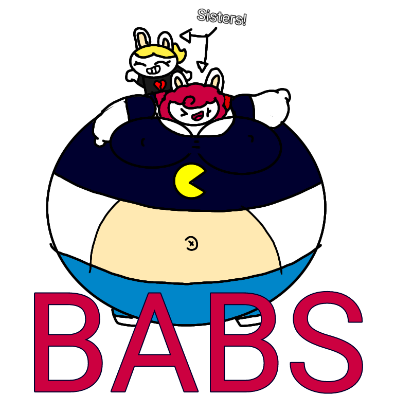 New OC! Babs the inflated Rabbid by OddStocky on DeviantArt
