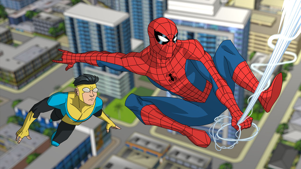 SpiderMan and Invincible by on DeviantArt