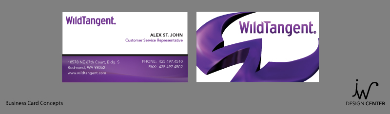 Wild Tangent Business Card