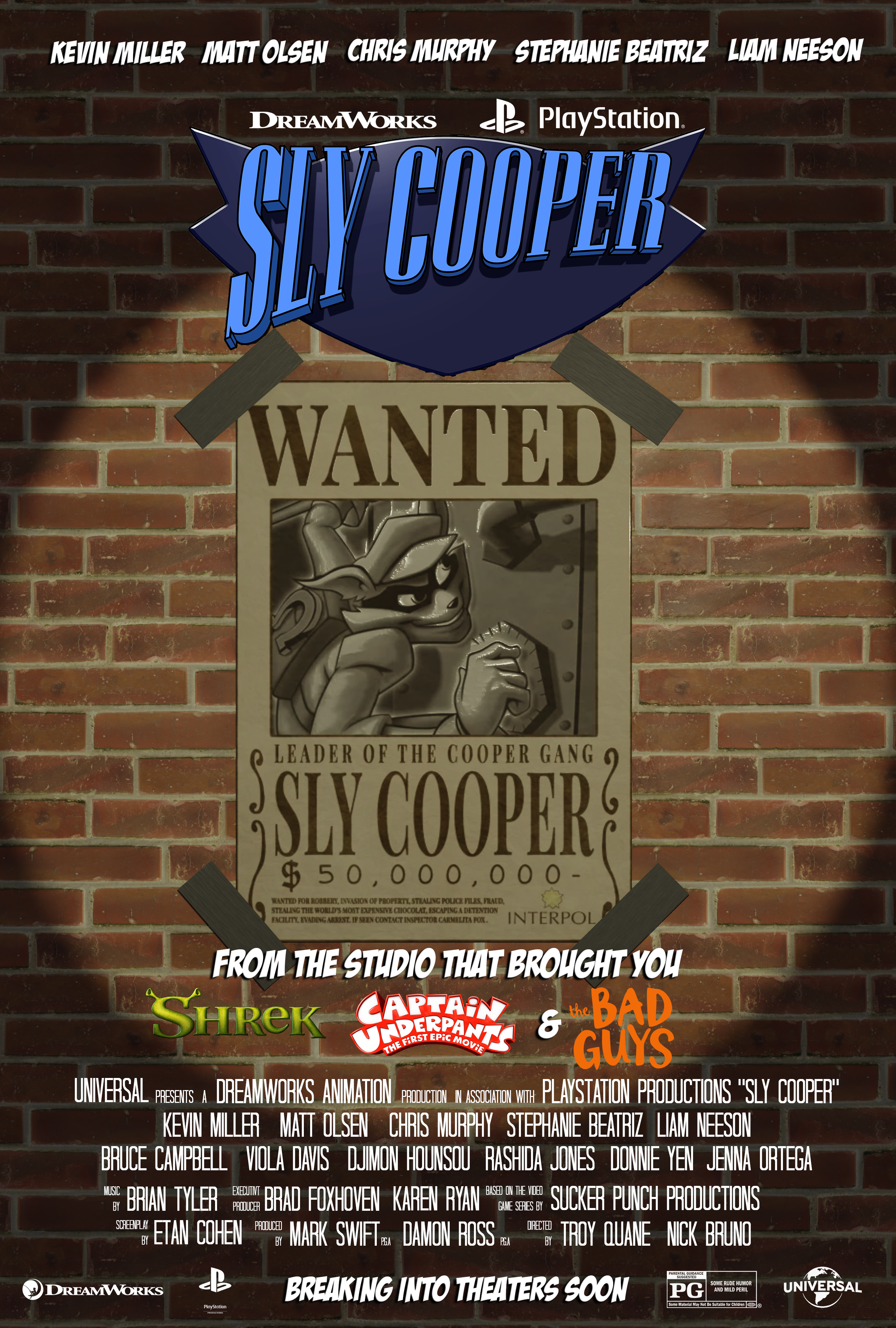 Sly Cooper Movie Poster by Marketey on DeviantArt