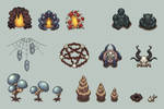 Free Top-Down Pixel Art Cave Objects by CraftPix on DeviantArt