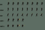 Free Soldier Sprite Sheets Pixel Art by CraftPix on DeviantArt