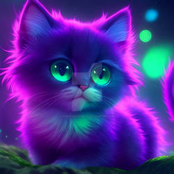 Glowing Kitten