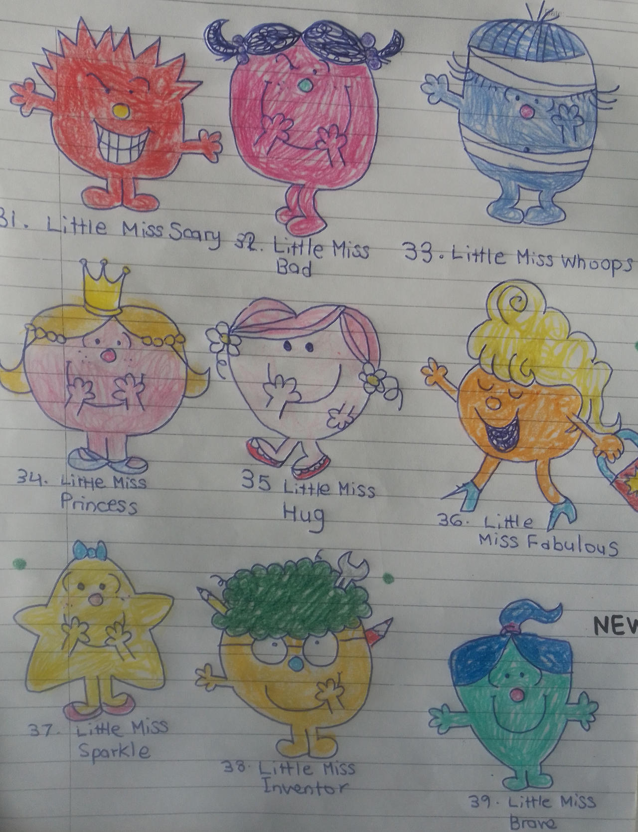 Mr Men and Little Miss is 52 years old today by Javon2000 on DeviantArt